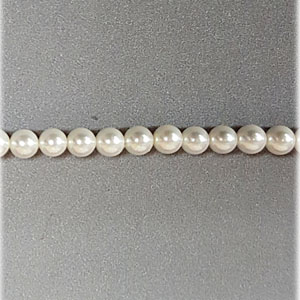 SHELL PEARL #211 06MM CREAM WHITE
